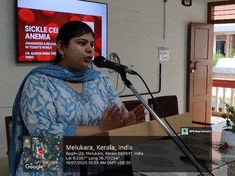 Awareness Talk on Sickle Cell Anaemia